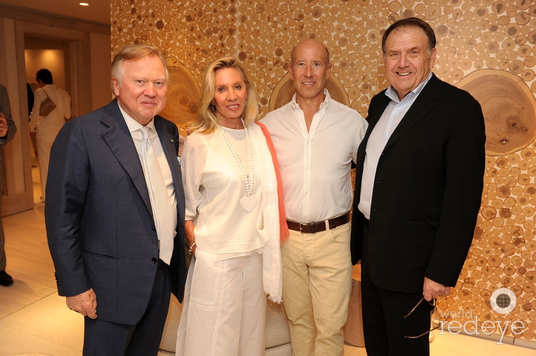 Anthony Bamford, Carole "Lady" Bamford, Barry Sternlicht, & Richard Lefrak