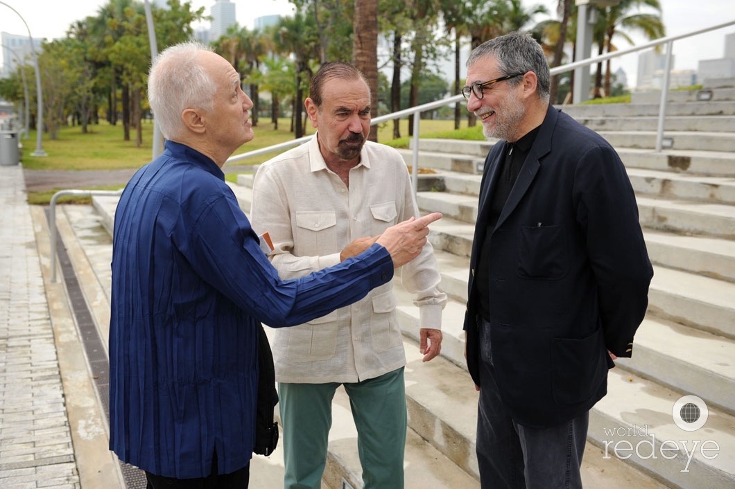 David Reed, Jorge Perez, & Jaume Plensa