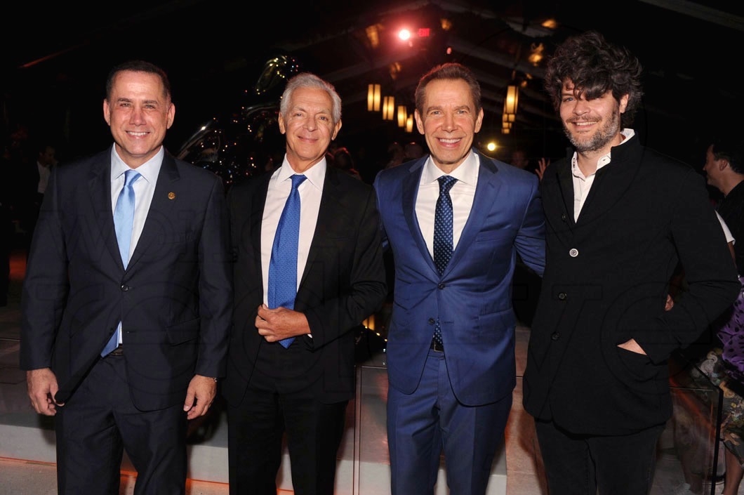 Philip Levine, Eduardo Costantini, Jeff Koons, & Eduardo Costantini Jr.