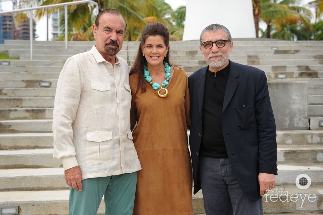 Jorge Perez, Darlene Perez, & Jaume Plensa