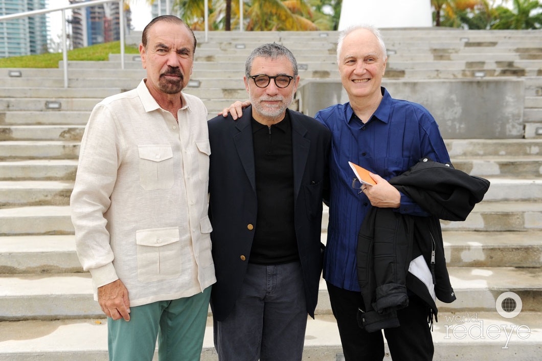 Jorge Perez, Jaume Plensa, & David Reed