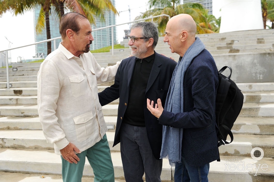 Jorge Perez, Jaume Plensa, & Lluis Barba