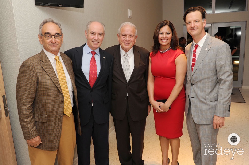 Luis Revuelta, Alfonso Pero, Mayor Tomas Regalado, Claudia Di Gino, & Francisco Levine