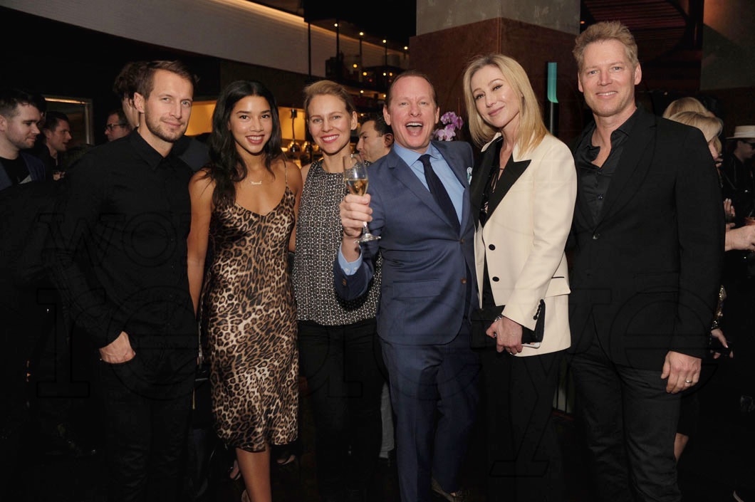 1.8-Brendan Fallis, Hannah Bronfman, Bliss Ellis Knapp Schwarzenegger, Carson Kressley, Belinda Stronach, & Patrick M. Knapp Schwarzenegger1