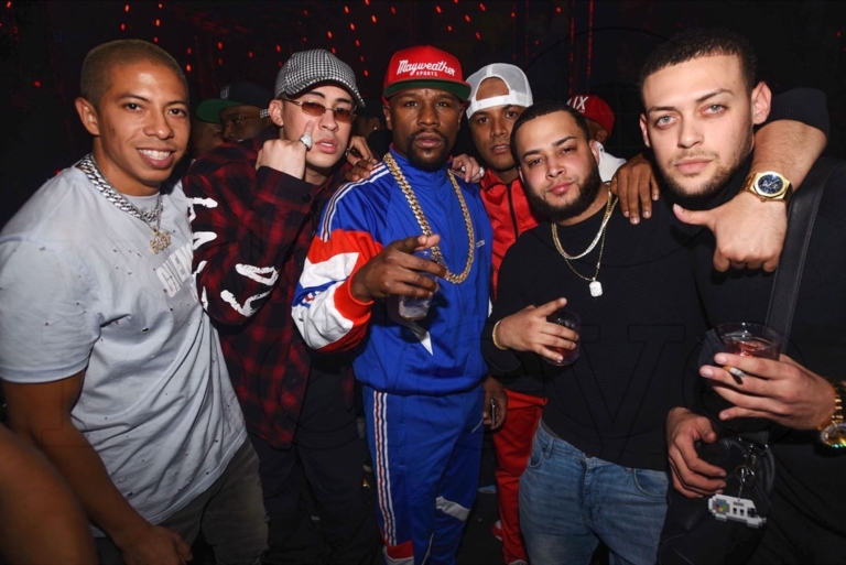 Bad Bunny, Floyd Mayweather, & Alec Monopoly at LIV on Sunday - World ...