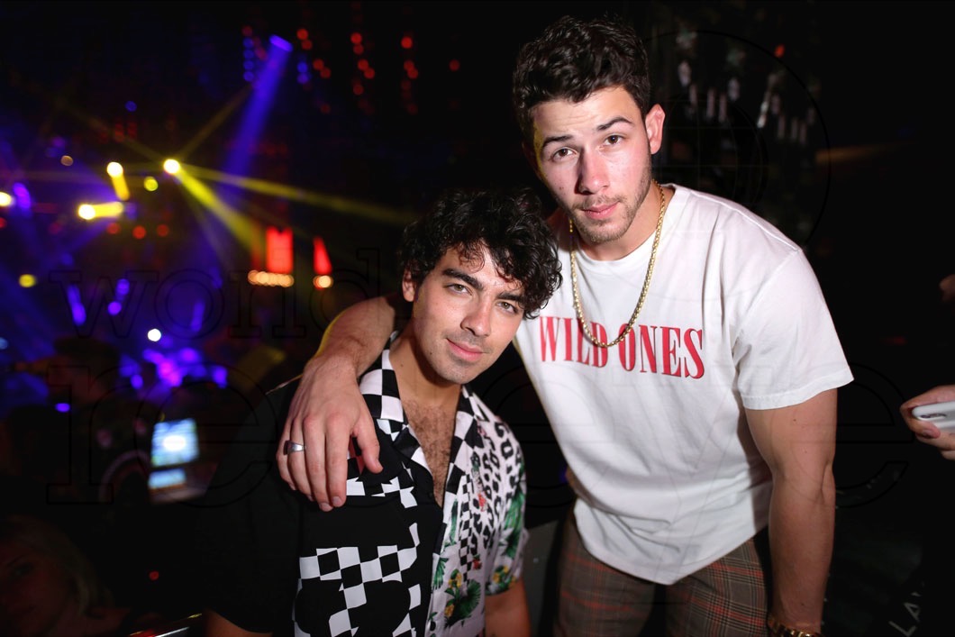 Joe Jonas Celebrates Birthday Party at STORY Featuring Nick Jonas