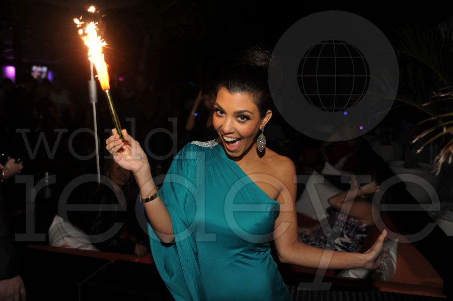 Kourtney Kardashian Ciroc NYE