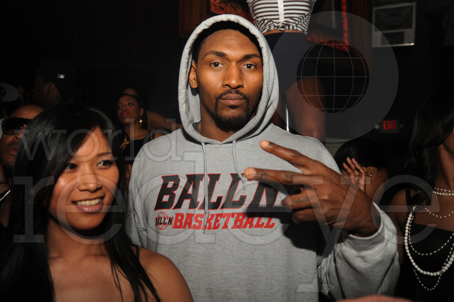 Ron Artest at Mansion