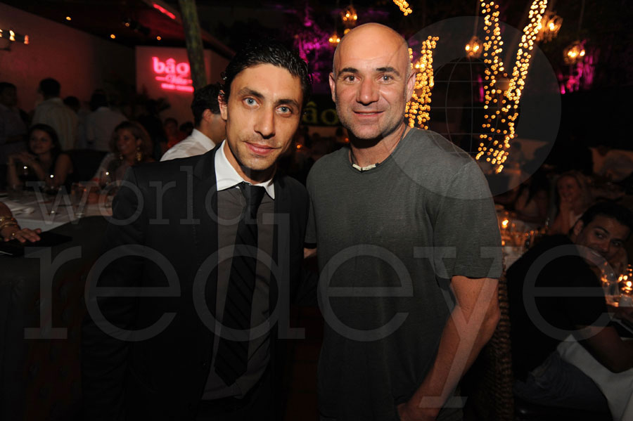 Andre Agassi at Bâoli Miami