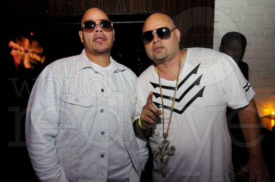 Mario, Fat Joe, & Charlie Villanueva at Mansion World Red Eye World